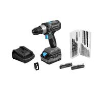 Taladro atornillador perforador con batería de 20 v y 4.000 mah con m