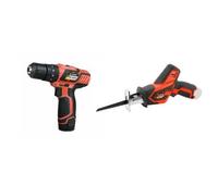 Taladro atornillador STAYER 12v pbl122cpk + sierra sable SSL12