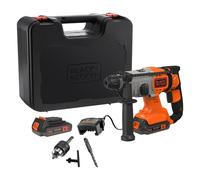 Black & Decker Martillo percutor BCD900E2K SDS-Plus 18V 1,2J 2 baterías 2,5Ah