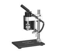 Taladro de banco HUIOP Mini taladro de banco, soporte de prensa, velocidad variable, portátil, eléctrico, de sobremesa, taladro preciso, banco de trabajo para reparación, bricolaje, perforación, mader