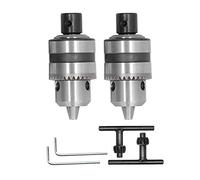 Taladro de chuck llave, aleación de aluminio 3 chuck de taladro, intacto resistente al convertidor de llave llave llave, adaptador de vástago hexadecimal, adaptador de chuck para