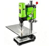 Taladro de Columna Eléctrica Mini, Mesa Máquina de Perforación, Interruptor de 6 Velocidades Ajustables, Portabrocas de 1,5~13 mm, Máx 2800 Rpm