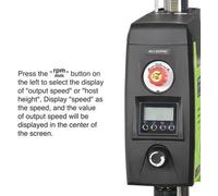 Taladro de columna para uso doméstico - 800 W - mandril de perforación de 1,5-13 mm - con sistema de enfoque láser