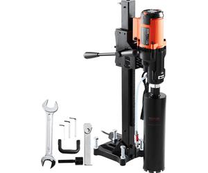 Taladro de diamante VEVOR de 3200 W. Taladro de diamante, velocidad de 0-750 RPM. Adecuado para corte con agua o en seco, taladro magnético de 20 cm. Ideal para cortar hormigón armado, mármol, etc.