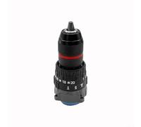 Taladro de hielo de alto par de torsión de 120 Nm 13 mm, montaje de portabrocas bimetálico, compacto, ligero, 561 g, compatible con modelos de taladro eléctrico alimentado por litio (montaje de