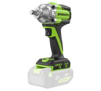 Taladro de impacto inalámbrico Greenworks de 24V, sin escobillas, con batería de 500 Nm, modelo IW5500, sin puerto USB