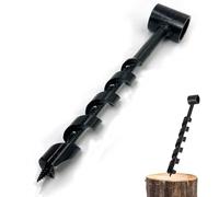 Taladro de Mano, Broca Manual para Madera Broca de Barrena, Taladro de Sinfín Manual,Herramientas de Supervivencia, Portátil, Herramientas de Supervivencia de Camping, 10 x 260 mm