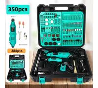 Taladro de mano DIY, herramienta eléctrica, Mini amoladora, máquina pulidora de taladro eléctrico, Mini herramienta rotativa con accesorios Dremel 388