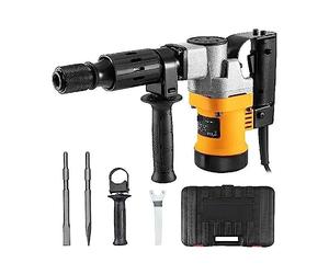 Taladro de martillo rotativo 1050W, perforación máxima 17mm SDS Plus, neumático demolición, perforador hormigón madera eléctrico DIY