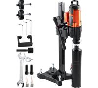 Taladro de núcleo diamantado, equipo de perforación de núcleos de hormigón, con ruedas, 3200W, 750 RPM
