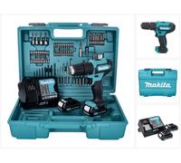 Makita Taladro atornillador inalámbrico HP333DSAX1 – 12 V máx., 2,0 Ah, 2 baterías y maletín
