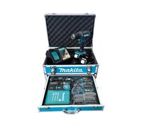 Makita Taladro DHP482RFX9 18V LXT 62 Nm 2x3.0Ah MAKPAC 92 Accesorios