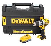 Taladro de percusión sin cable DeWalt DCD 796 E1T 18 V 70 Nm sin escobillas + 1x batería Powerstack 1,7 Ah + cargador + TSTAK