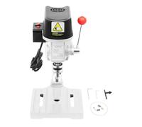 Taladro de pie de 340 W, taladro de mesa, 3 velocidades, minitaladro de columna, profundidad máxima de perforación: 25 mm, taladro de soporte portátil, perforación de alta precisión, prensa de