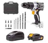 Taladro Destornillador Con Percusión a Batería 18V Batavia + Pila Y Recarga
