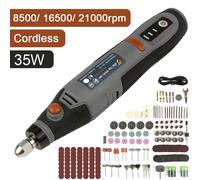 Taladro eléctrico inalámbrico de 35W, Mini pluma de pulido de perforación de grabado inalámbrico, herramienta rotativa Dremel recargable por USB para joyería de Metal Drill 361pcs
