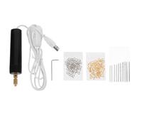 Taladro Eléctrico USB de Mano en Negro para Perforación DIY