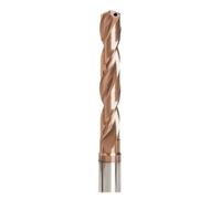 Taladro helicoidal de carburo 5D HRC65 2,1mm-9,0mm con refrigeración interna, acero tungsteno sólido CNC for Metal duro, 1 ud(3.3x4x28x28x66)