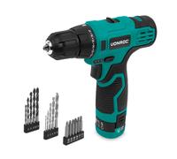 Taladro Inalámbrico 12V | Incl. Batería, Cable USB-C y Juego de 16 Brocas y Puntas