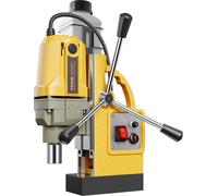 Taladro magnético de 1400W, con una fuerza de sujeción de 2810 lbf. Taladro de perforación magnético con un diámetro de perforación de 1.6 pulgadas y una velocidad de 800 RPM