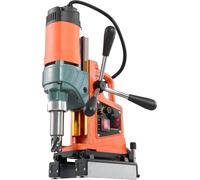 Taladro magnético, modelo "Mag Drill Press", con 1400 W y velocidad variable de 0 a 850 RPM, incluye 6 brocas para perforación