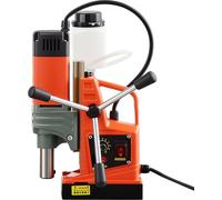 Taladro magnético. Potencia: 1350W. Diámetro de perforación: 50 mm. Velocidad: 0-800 RPM