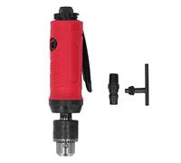 Taladro neumático SustVita de 20000 rpm, taladro eléctrico de aire de alta velocidad con pinza de 10 mm, rosca de 3/8 pulg. 24 unf, 4,0 cfm, herramienta recta para esquinas y