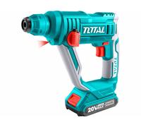 Taladro percutor, 20V, batería de iones de litio, 2000mAh, sistema SDS plus, 1,5J - sin batería ni cargador. TOTAL-TOOLS