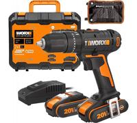 TALADRO PERCUTOR 20V WX370 WORX 2Bat. 2AH - envío desde ESPAÑA en 24/48h.