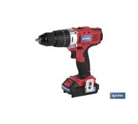 Taladro percutor a batería li-ion 18 v 1300 rpm