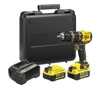 Stanley Taladro percutor AKU SFMCD721M2K-QW 18V 2 baterías de 4,0 Ah Li-ion con cargador