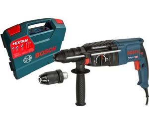 Taladro percutor Bosch GBH 2-26 F, incluye accesorios EXPERT y maletín