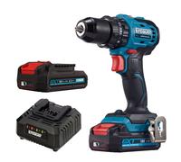 Taladro percutor compact 18v 2x2ah brushless erbauer