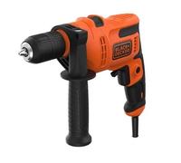 Taladro Percutor con Cable 500 W BLACK & DECKER, Reversible, Portabrocas Automático de 13 mm, 2900 RPM