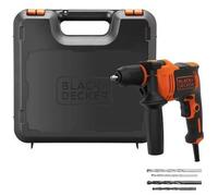 Taladro percutor de 1 velocidad, 710 vatios, modelo BEH710K-QS, marca BLACK & DECKER
