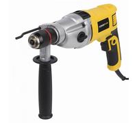 Taladro percutor de 1050 W, mandril de sujeción rápida de 13 mm, 2 velocidades + maletín