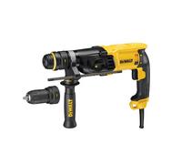 Taladro percutor DEWALT SDS-Plus de 26 mm con QCC | D25134K-QS | 800 W