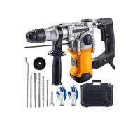 Taladro percutor eléctrico 4 en 1, martillo perforador de 1050 W, taladro 26 mm for madera y hormigón Para principiantes bricolaje