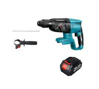 Taladro Percutor Eléctrico Sin Escobillas De 26 Mm, Herramienta Rotativa Multifunción Impacto Con Pico For Batería 18 V Rendimiento Potente(1 battery)
