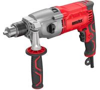 Taladro percutor HECHT 1077 | 1200 W | Transmisión de metal de 2 velocidades | Velocidad variable continua | Mandril de metal de 13 mm | Carcasa de la transmisión de aluminio