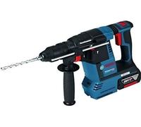Taladro percutor inalámbrico Bosch Professional GBH 18V-26 F, con una potencia de impacto de 2.6 J, sistema SDS-plus. Se vende sin batería ni cargador