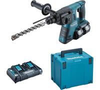 Taladro percutor inalámbrico Makita DHR263PT2J, 2 baterías de 18V Li-Ion