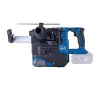 Taladro percutor inalámbrico Scheppach BC-DH300DFS-X - 20V | 2,8J de energía de impacto | 4440 golpes por minuto | SDS-Plus | Sistema antivibraciones | Mango auxiliar giratorio 360° | Empuñadura ergon