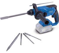 Taladro percutor inalámbrico Scheppach BC-RHD230-X | 2,2 J | 5500 golpes por minuto | 20V | Motor sin escobillas | LED | Incluye empuñadura adicional y tope de profundidad de metal