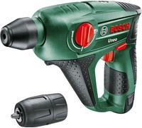 Taladro percutor inalámbrico Uneo, con 1 batería PBA de 12V y 2.0 Ah, y cargador AL 1115 CV