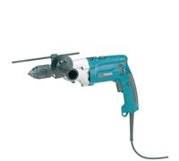 Taladro percutor makita de 1010w - incluye empuñadura auxiliar, tope de profundidad y maletín pvc - hp2071