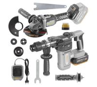 Taladro percutor Procraft Industrial HD20A y amoladora angular Procraft Industrial AG125Bbb