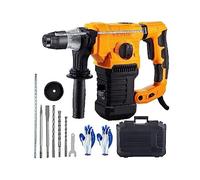 Taladro percutor rotativo de 1500W, perforación máxima, 32mm, SDS Plus, martillo neumático de demolición, perforador de hormigón eléctrico de 4 modos