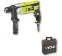 Taladro percutor RYOBI de 1200 W, 1200-3000 RPM, 2 velocidades, mandril de 13 mm para metal, con luz LED, modelo RPD1200-K