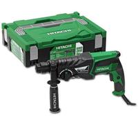 Taladro percutor SDS-plus HiKOKI, 830 W, 2,9 J, para hormigón hasta Ø 26 mm, incluye accesorios, en maletín